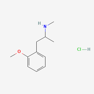 Chemical structure of Methoxyphenamine hydrochloride