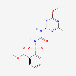 Chemical structure of Metsulfuron-methyl