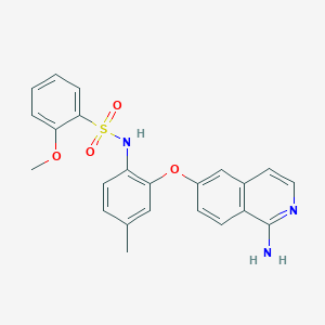 Chemical structure of MRGPRX1 agonist 1
