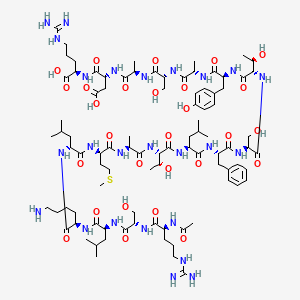 Chemical structure of Myosin H Chain Fragment, mouse