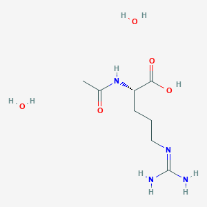 Chemical structure of N-Acetyl-L-arginine dihydrate