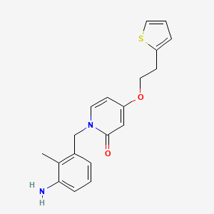 Chemical structure of Nilofabicin