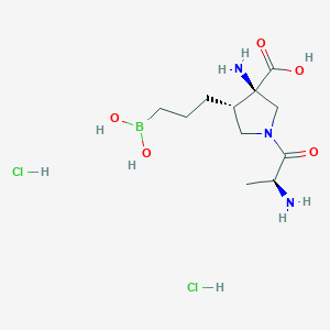 Chemical structure of Numidargistat dihydrochloride