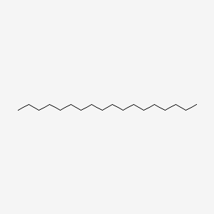 Chemical structure of Octadecane