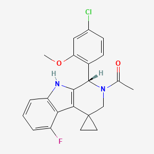 Chemical structure of ONO-2952