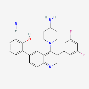 Chemical structure of Paltusotine