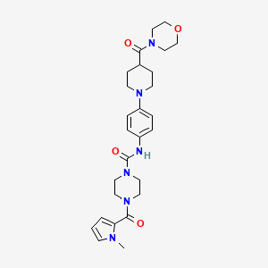Chemical structure of Pizuglanstat