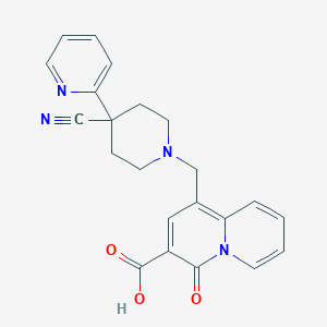 Chemical structure of PQCA