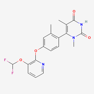 Chemical structure of PW0464