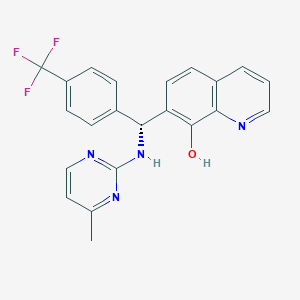 Chemical structure of Q134R