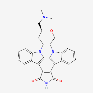 Chemical structure of Ruboxistaurin