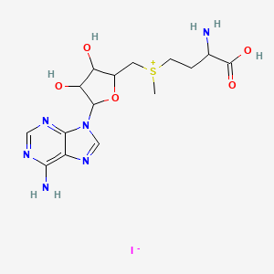 Chemical structure of S-Adenosyl-L-methionine iodide