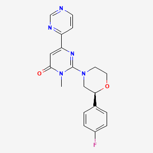 Chemical structure of SAR502250