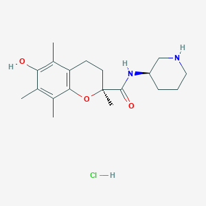 Chemical structure of Sonlicromanol hydrochloride