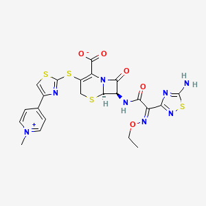 Chemical structure of T-91825