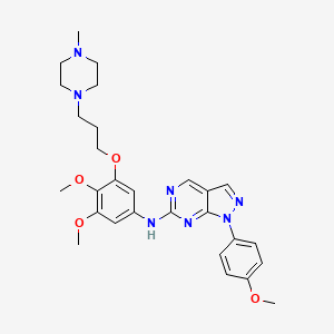 Chemical structure of TBK1/IKKε-IN-4