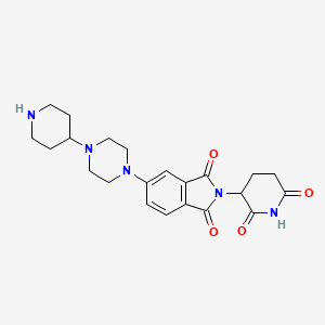 Chemical structure of Thalidomide-Piperazine-Piperidine