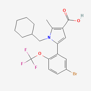 Chemical structure of TPC2-A1-P