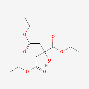 Chemical structure of Triethyl citrate