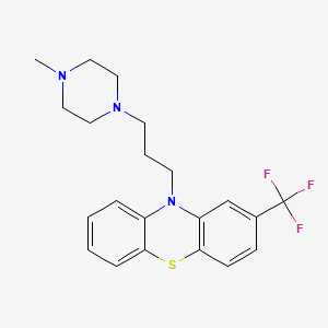 Chemical structure of Trifluoperazine