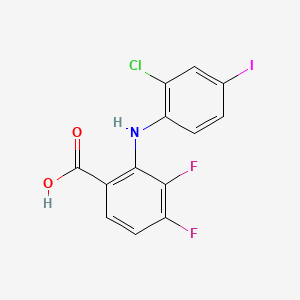 Chemical structure of Zapnometinib