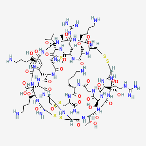 Chemical structure of Ziconotide acetate