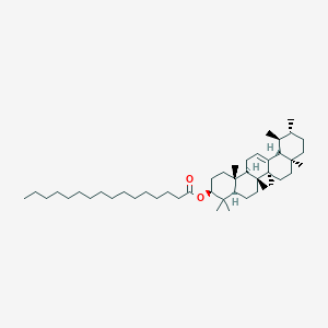 Chemical structure of α-Amyrin palmitate