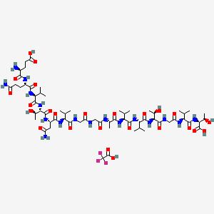 Chemical structure of α-Synuclein (61-75) (TFA)