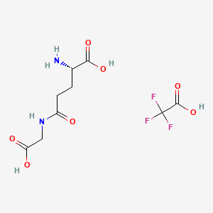 Chemical structure of γ-Glu-Gly TFA