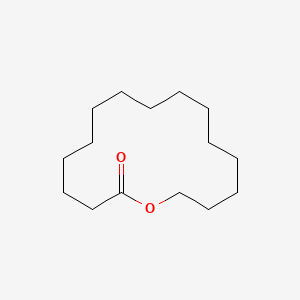Chemical structure of Pentadecalactone