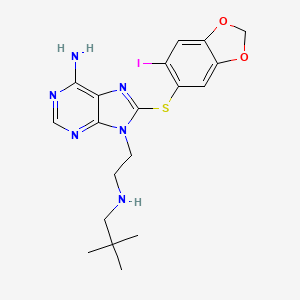 Chemical structure of Icapamespib