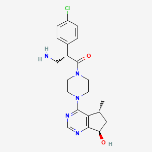 Chemical structure of Ipatasertib-NH2