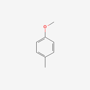 Chemical structure of 4-Methylanisole