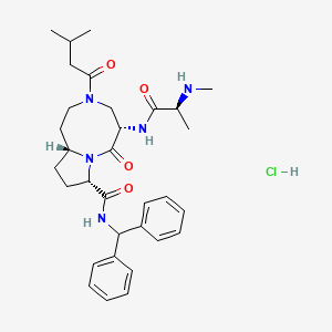 Chemical structure of Xevinapant hydrochloride