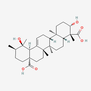 Chemical structure of Ilexgenin A