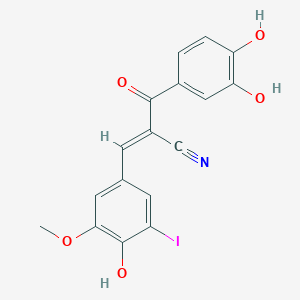 Chemical structure of I-OMe-Tyrphostin AG 538