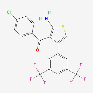 Chemical structure of MIPS521