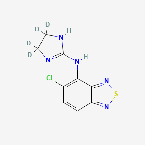 Chemical structure of Tizanidine-d4