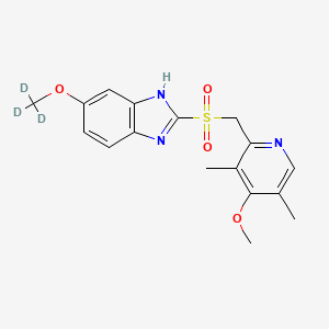Chemical structure of Omeprazole-d3 Sulfone