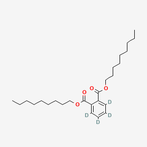 Chemical structure of Di-n-nonyl phthalate-3,4,5,6-d4