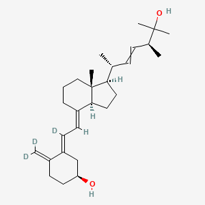 Chemical structure of Ercalcidiol-d3
