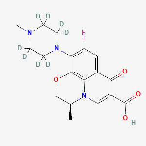 Chemical structure of Levofloxacin-d8