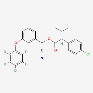 Chemical structure of Fenvalerate-d5