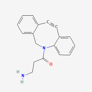 Chemical structure of DBCO-amine