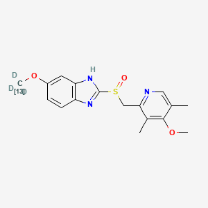 Chemical structure of Omeprazole-13CD3