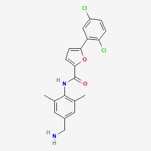 Chemical structure of CYM50358