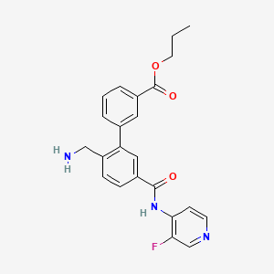 Chemical structure of Sovesudil