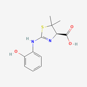 Chemical structure of Ebaresdax