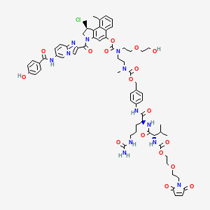 Chemical structure of Vc-seco-DUBA