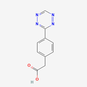 Chemical structure of Tetrazine-Ph-acid